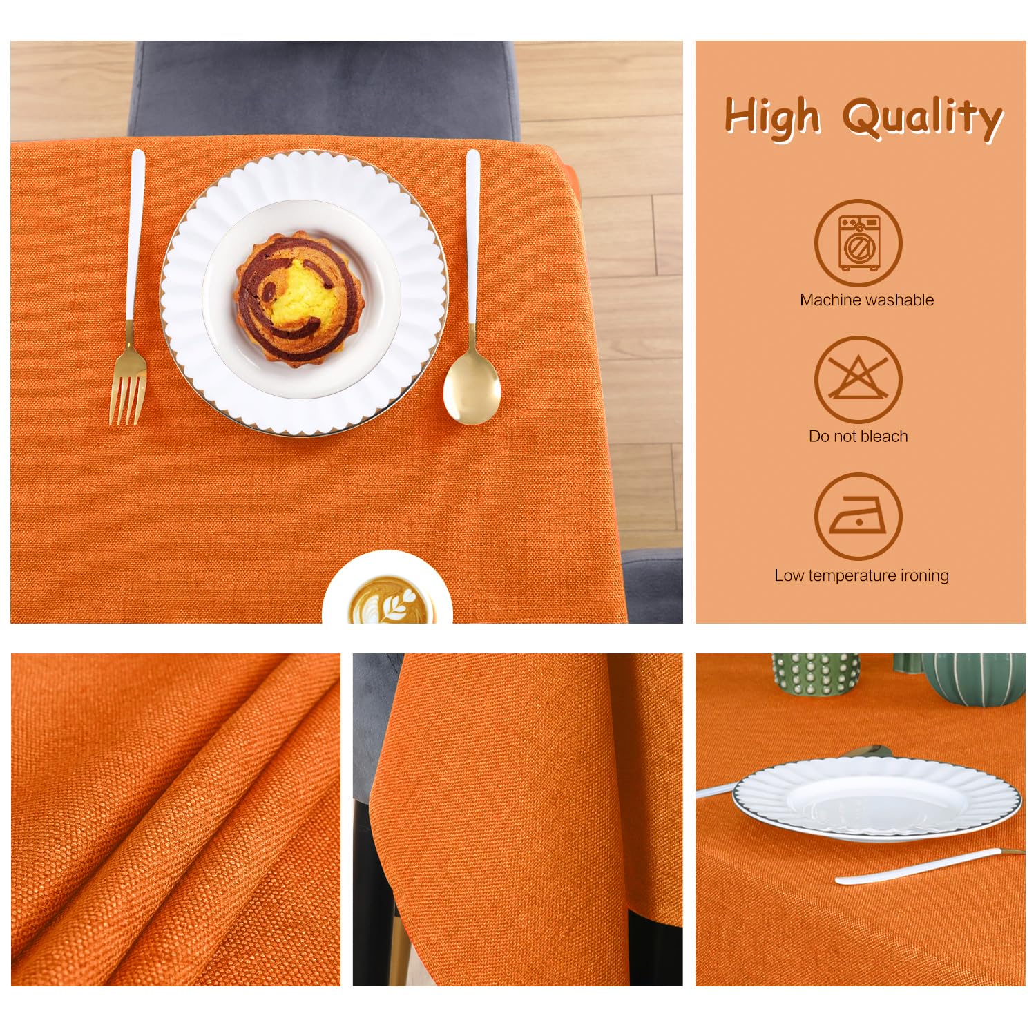 Amazon｜WAITER TREE テーブルクロス テーブルカバー 無地 防水マット